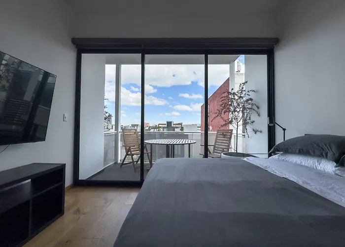 Apartamento Roma-condesa · Terraza Privada + Queen · A/c *