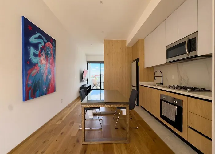 Roma-condesa - Terraza Privada + Queen - A/c Apartment Mexico City