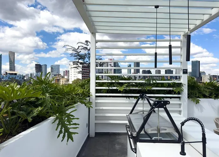 Roma-condesa - Terraza Privada + Queen - A/c Apartment *