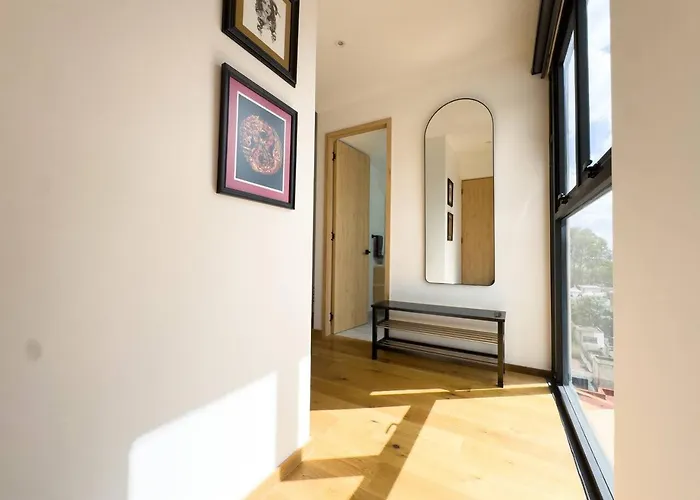 Roma-condesa - Terraza Privada + Queen - A/c Apartment *